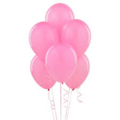 Balloons latex pink x10